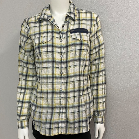 Harley-Davidson Plaid Shirt with Graphic on Back - Picture 3 of 9